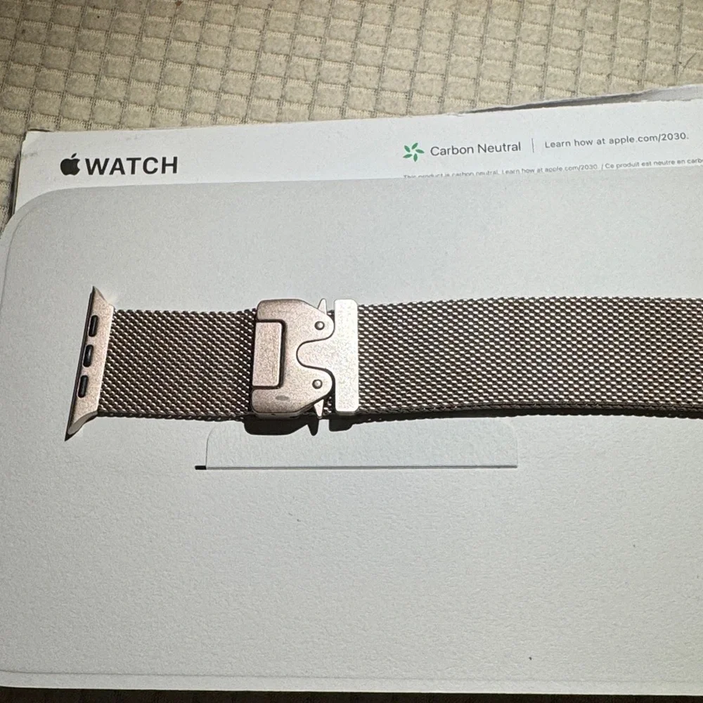Apple Watch Pink Mesh Strap